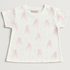 Casual Round Neck Pink Print